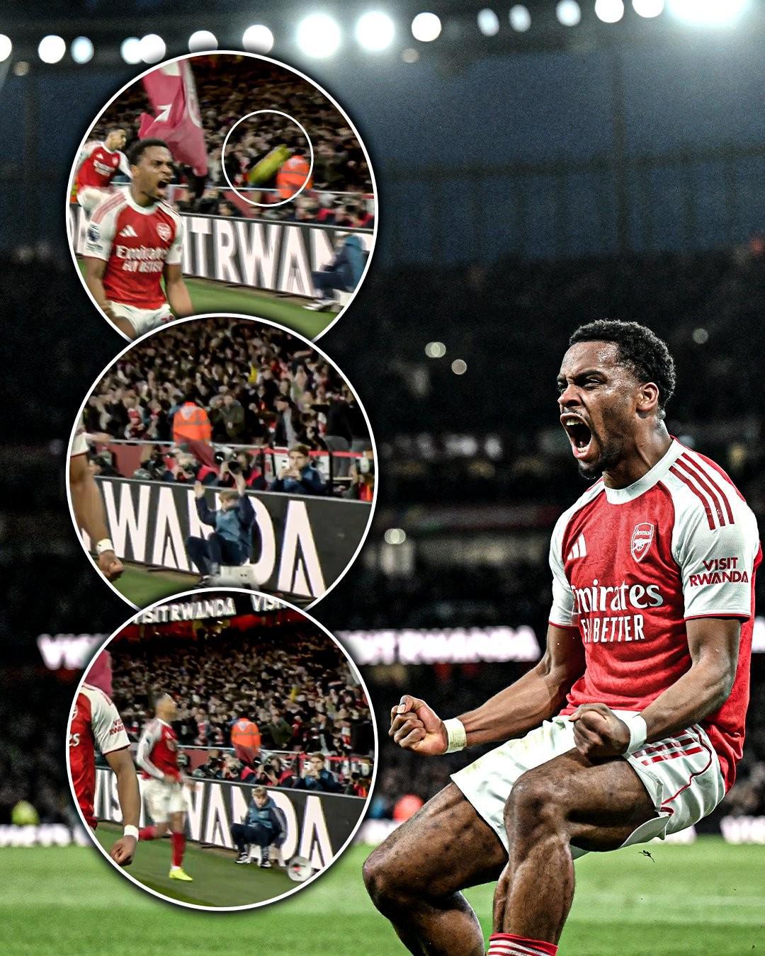 开云体育-Kaiyun Sports-哎呀！萨利巴庆祝时踢飞场边备用球，小球童十分沮丧摊手抱怨